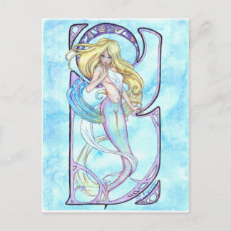 First Wave Mermaid Mini-Print postcard
