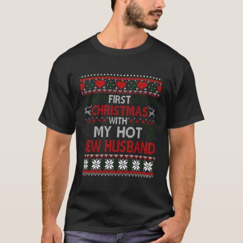 First With My Hot New Husband T_Shirt