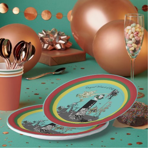 First Wizard of OZ Illustrations Party  Paper Plates