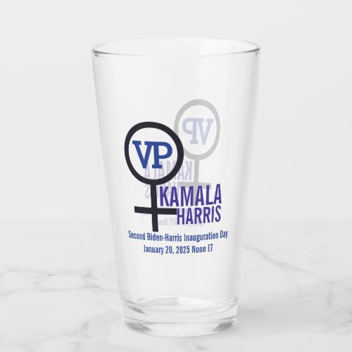 First Woman Vice President Kamala Harris VP Glass