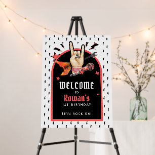 First World Tour Birthday Welcome Sign