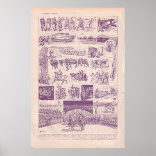 First World War,  soldiers and equipment Poster