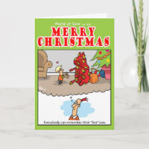 First Xmas Cow Holiday Card