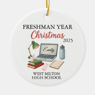 First Year At High School Ornament 2025, Freshman