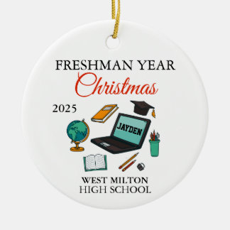 First Year At High School Ornament 2026, Freshman 