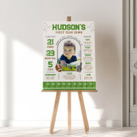 First Year Down Football 1st Birthday Milestone