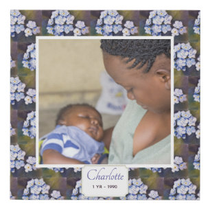 First Year Keepsake Faux Canvas Print