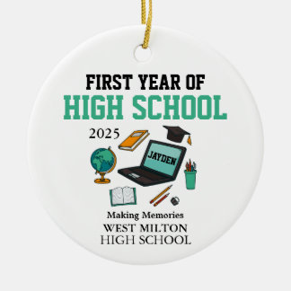 First Year of High School Ornament 2025, Freshman