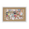 First Year Together Photo Memories Faux Cork Board