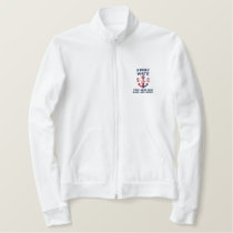 Firts Mate Nautical Anchor Personalized Monogram Embroidered Jacket Firts Mate Nautical Anchor Personalized Monogram Embroidered Jacket