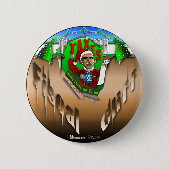 Fiscal Cliff Button (Front)