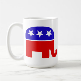 Fiscally Conservative, Socially Awesome - Elephant Coffee Mug