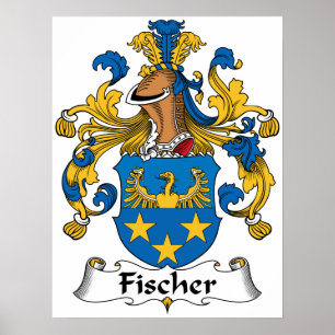 Fischer Family Crest Poster