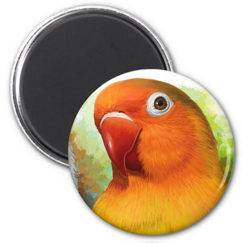 Fischer lovebird magnet