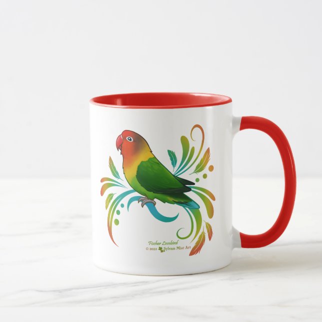 Fischer Lovebird Mug (Right)