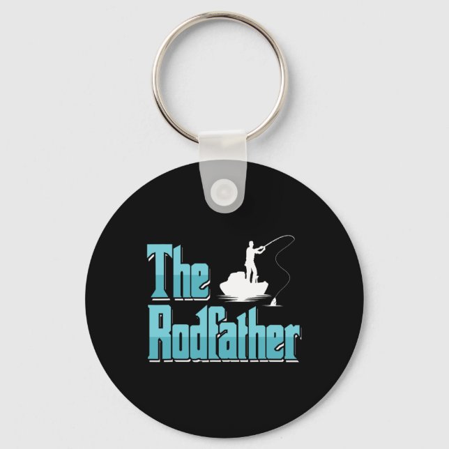 Fischer Vater Angler Papa Der Stabschef Fishing Bo Keychain (Front)