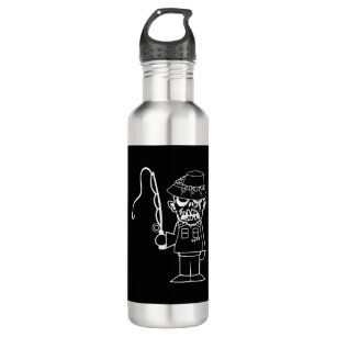 Fischer - Zombie - With fishing line - Halloween Stainless Steel Water Bottle