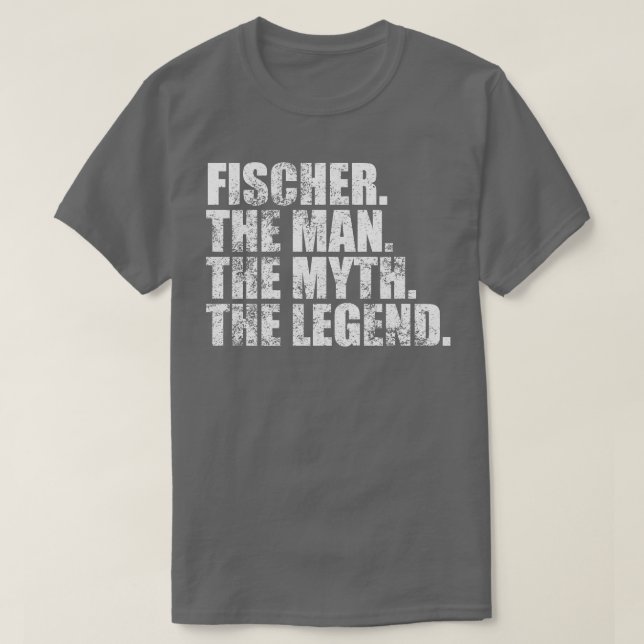 FischerFischer Family name Fischer last Name Fisch T-Shirt (Design Front)