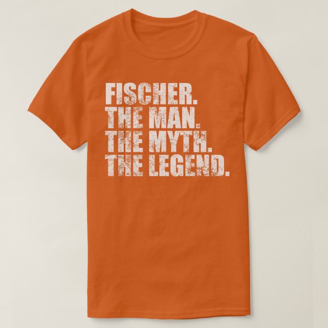 FischerFischer Family name Fischer last Name Fisch T-Shirt (Design Front)