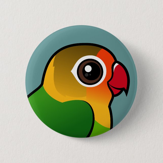 Fischer's Lovebird Button (Front)