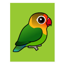 Birdorable Fischer's Lovebird Postcard
