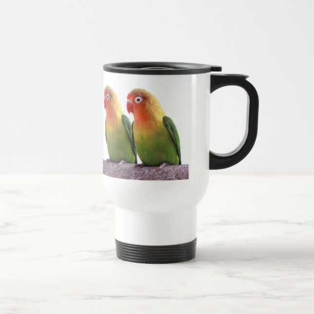 Fischer's Lovebird Travel Mug (Right)