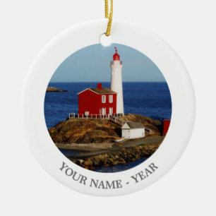 Fisgard Lighthouse Ceramic Ornament
