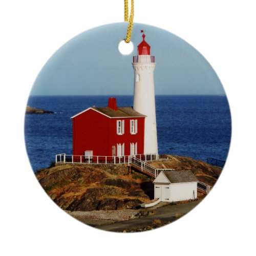 Fisgard Lighthouse Ceramic Ornament