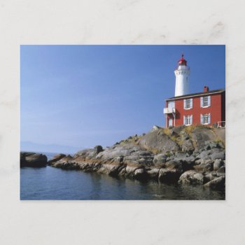 Fisgard Lighthouse In The Fort Rodd Hill Postcard by tothebeach at Zazzle