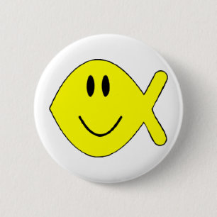 fish 1 pinback button