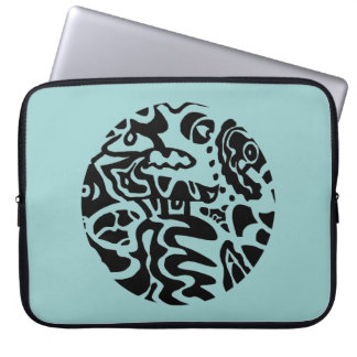"Fish" Abstract Art Laptop Sleeve
