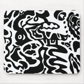 "Fish" abstract art Mouse Pad