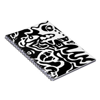 "Fish" Abstract Art Notebook