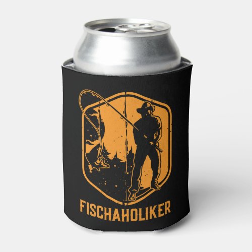 Fish aholic _ fish fishing trout angler can cooler