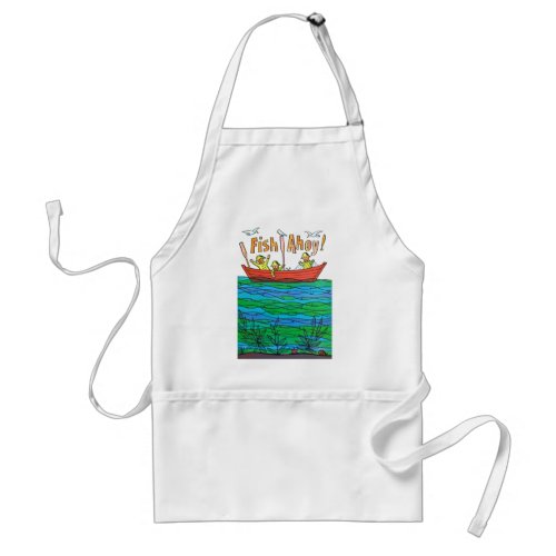 Fish Ahoy Adult Apron