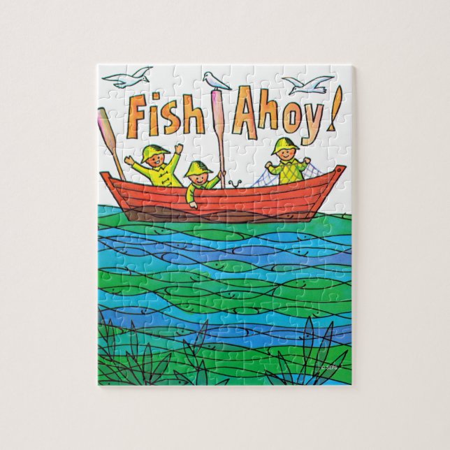 Fish Ahoy! Jigsaw Puzzle (Vertical)