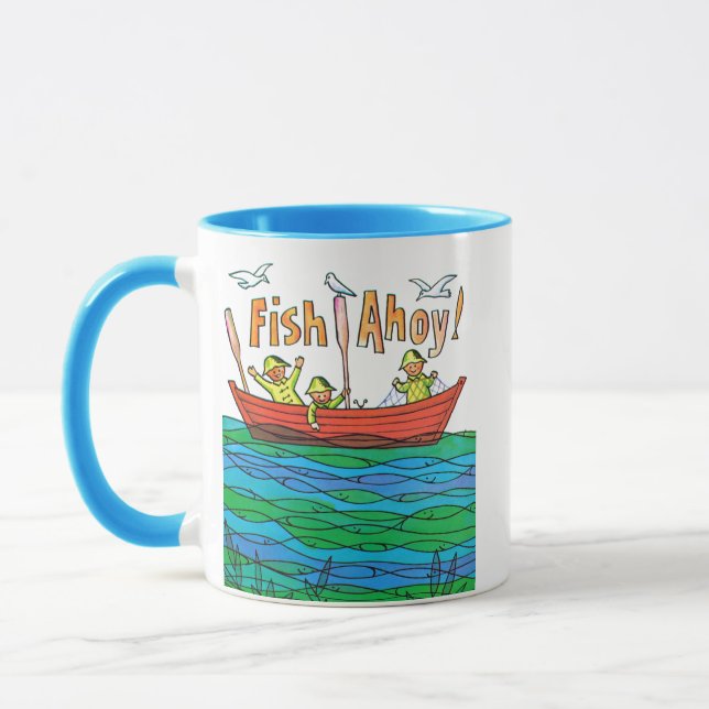 Fish Ahoy! Mug (Left)
