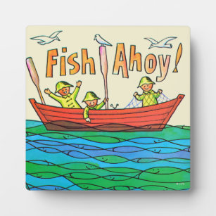 Fish Ahoy! Plaque
