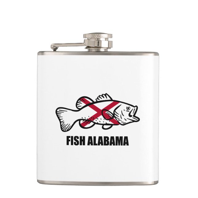 Fish Alabama Flask (Front)