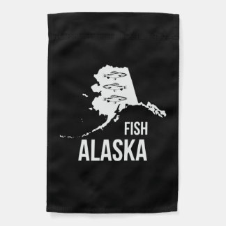Fish Alaska Fishing design Garden Flag