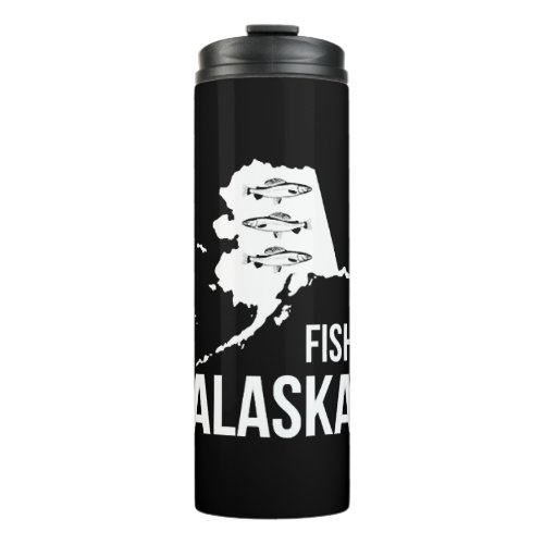 Fish Alaska Fishing design Thermal Tumbler