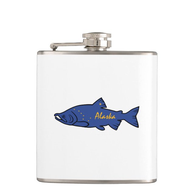 Fish Alaska Salmon Flask (Front)