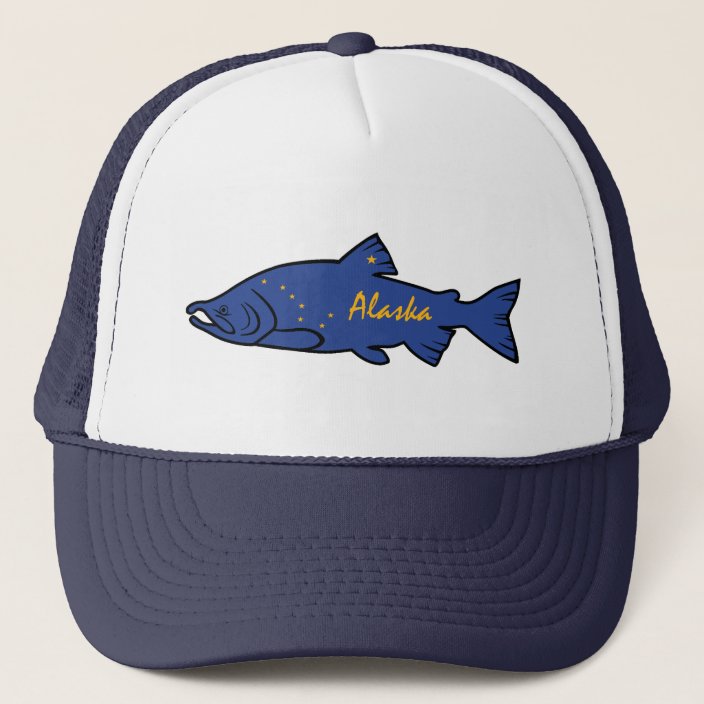 salmon fish hat