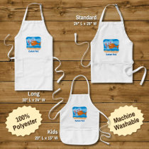Fish and Bait in Love Adult Apron