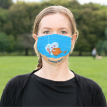 Fish and Bait in Love Adult Cloth Face Mask