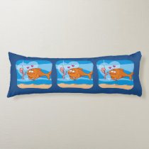 Fish and Bait in Love Body Pillow