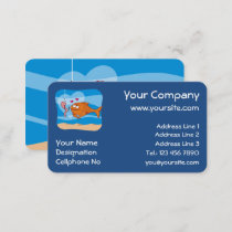 Fish and Bait in Love Business Card
