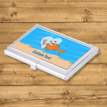 Fish and Bait in Love Case For Business Cards