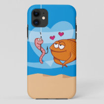 Fish and Bait in Love iPhone 11 Case