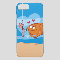 Fish and Bait in Love iPhone 8/7 Case